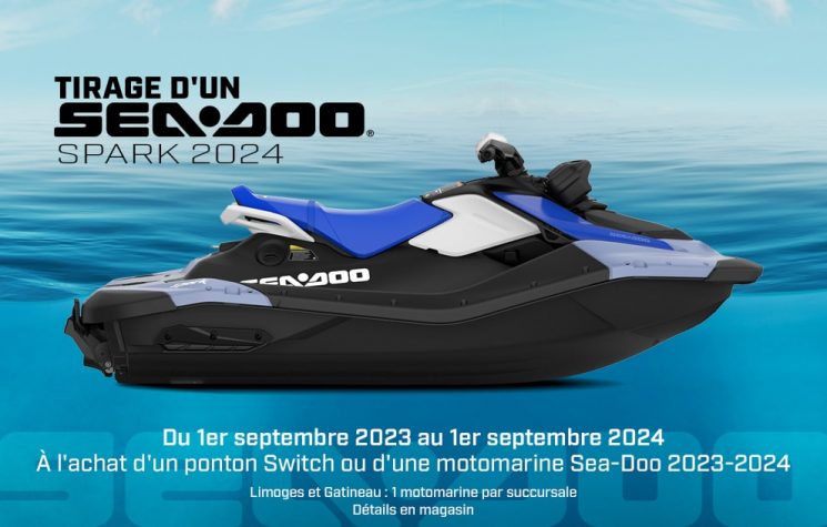 Tirage d’un Sea-Doo Spark 2024