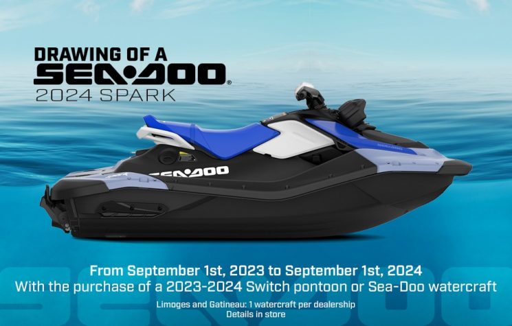 Drawing of a 2024 Sea-Doo Spark