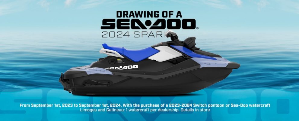 Drawing of a 2024 Sea-Doo Spark