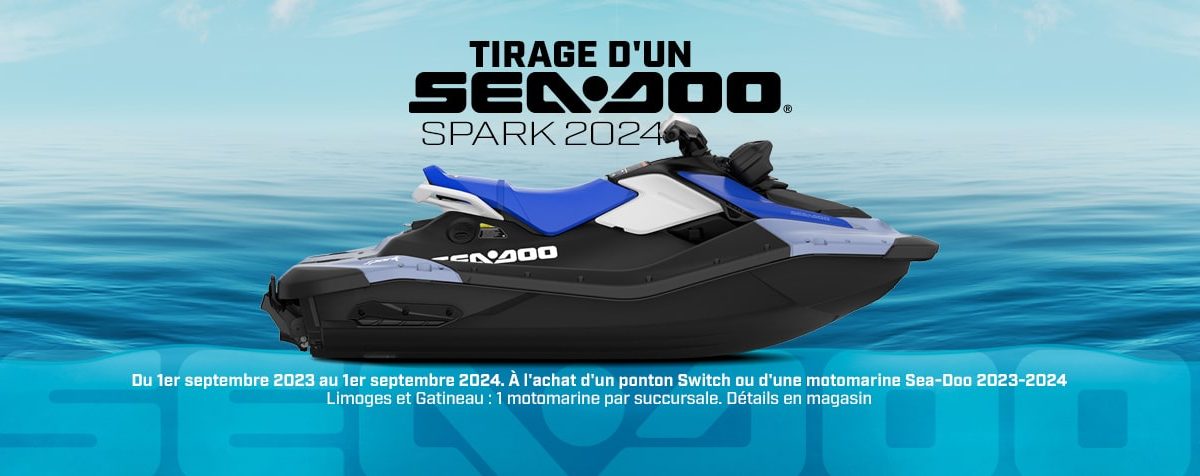 Tirage d’un Sea-Doo Spark 2024